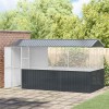 VidaXL Cușcă pentru păsări Antracit 410 x 210 x 230 cm Oțel galvanizat