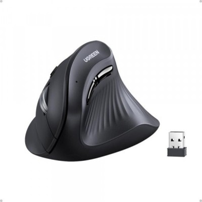 Mouse Wireless UGREEN MU008, 4000DPI, Negru foto