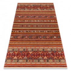 Covor L&acirc;nă KESHAN franjuri, oriental 7685/53578 teracotă, 250x340 cm