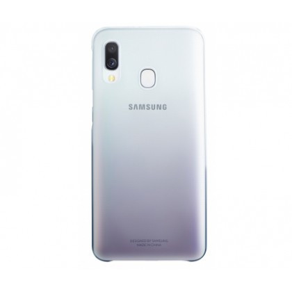 Husa Plastic Samsung A405 Galaxy A40, Gradation Cover, Neagra, Blister EF-AA405CBEGWW Original