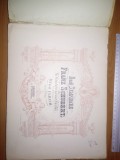 CARTE VECHE GROASA CU PARTITURI -SCHUBERT ,VOLKMANN, HAYDN ...