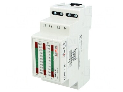 Indicator de Tensiune 3x230VAC IP20 pentru Şină DIN foto