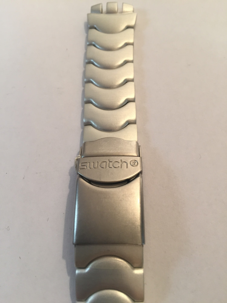 Curea ceas Swatch AYFS4002AG, aluminiu, pt ceas Swatch colectie Scuba |  arhiva Okazii.ro