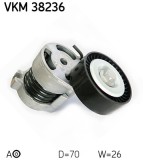 SKF VKM 38236 rola intinzator,curea transmisie