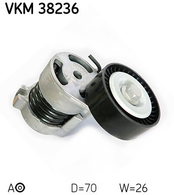 SKF VKM 38236 rola intinzator,curea transmisie