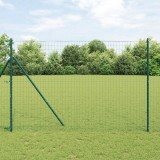 VidaXL Gard Euro Verde 1.5x10 m Oțel