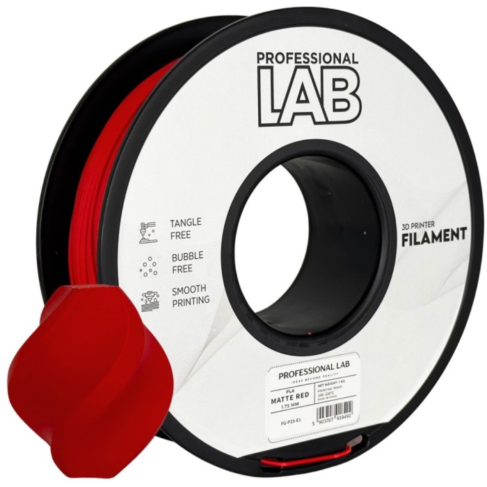 Filament PLA Prof. Lab FG-P25-E1 Roșu compatibil