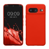 Husa Kwmobile pentru Google Pixel 8, Portocaliu, Silicon, KWM0000208L007C, Carcasa