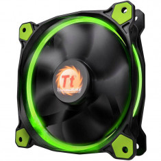 Ventilator pentru carcasa Thermaltake Riing 12 LED Green foto