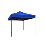 Cumpara ieftin Cort Pavilion Pliabil 3x3m Albastru Iso, Cadru Metalic, Impermeabil, Gradina, Curte, Evenimente