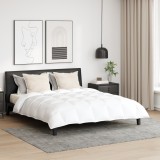 vidaXL Pilotă Altele cu pernă 3 pcs Alb 240 x 220 cm Jos