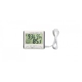 Termometru Higrometru Digital Interior/Exterior DC103, Celsius/Fahrenheit, Umiditate 20-90% RH, Baterie Inclusa