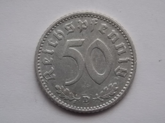 50 PFENNIG 1935 D GERMANIA