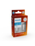 Set 2 leduri auto Alb W5W Philips Ultinon Pro7000 SL 4000K semnalizare 24V