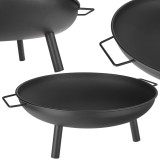 Focar rotund portabil pentru terasa / gradina, diametru 58 cm, Geko G80519