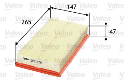 VALEO 585010 Filtru aer foto