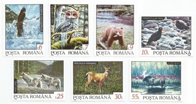 Rom&amp;acirc;nia, LP 1300/1992, Faună din regiunile nordice, MNH foto