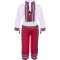 Costum Popular pentru baieti, rosu 2 ani 92 cm