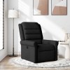 VidaXL Fotoliu rabatabil, negru, material textil 4015638