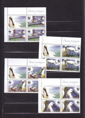 2006 LP 1744 LP 1744 a PASARI PROTEJATE LOPATARUL EURASIAN WWF BLOC+VINIETA MNH foto