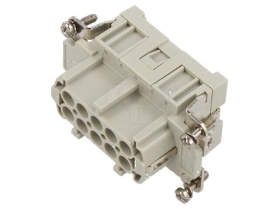 Conector HDC inserturi contact mamă CCE PIN 10 10 PE 16A foto