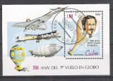 Cuba 1983 Aviation, perf. sheet, used AA.016