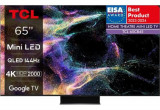 Televizor QLED MiniLed TCL 165 cm (65inch) 65C845, Ultra HD 4K, Smart TV, WiFi, CI+