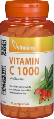 Vitamina c 1000mg macese 100cpr foto