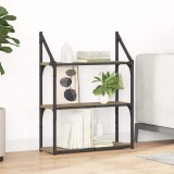 VidaXL Raft de perete Stejar Artizanal 60 x 21 x 78,5 cm Lemn compozit 882791