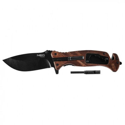 Briceag/cutit pliabil tactic, multifunctional, 6 in 1, model Survival, 22 cm, NEO foto