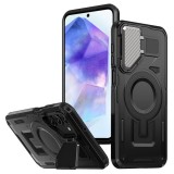 Husa pentru samsung galaxy a55 - armorvault magsafe &acirc; protec&Egrave;ie &Egrave;i func&Egrave;ionalitate de top, negru