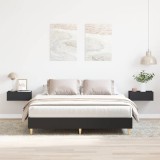VidaXL Cadru de pat fără saltea, negru, 150x200 cm, lemn prelucrat 3328709