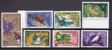 Niger 1968 fauna pasari MI 193-199 MNH