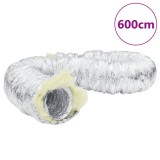 vidaXL Conductă de ventilație izolată, 6 m, &Oslash;10 cm, aluminiu 4008070