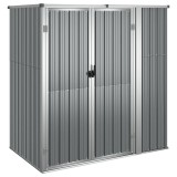 Cumpara ieftin Sopron de gradina, gri, 161x89x161 cm, otel galvanizat