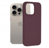 Cumpara ieftin Husa pentru iPhone 15 Pro Max, Techsuit Soft Edge Silicone, Plum Violet