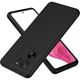 Husa de protectie, flippy, pentru xiaomi redmi 13t, liquid silicone, cu microfibra pe interior, protectie antisoc, compatibil incarcare wireless, negr