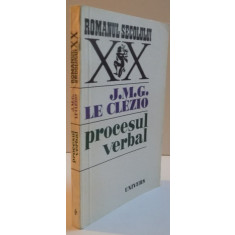 PROCESUL VERBAL, de J.M.G. LE CLEZIO