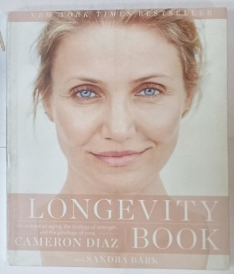 LONGEVITY BOOK by CAMERON DIAZ and SANDRA BARK , ANII &amp;#039;2000 foto
