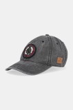 Aeronautica Militare șapcă de baseball din bumbac culoarea negru, cu imprimeu, HA1211CT2476