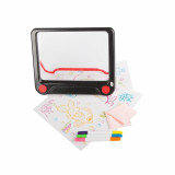 Tableta grafica/desenat pentru copii, Verk Group, 3 markere, LED, 3xAAA, 24x20 cm