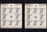 Cumpara ieftin RO 2008 LP 1798a+b &quot;Summitul NATO Buc. &quot;, minicoli de 8+vinieta/argint+aur , MNH, Nestampilat