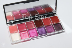 Paleta Ruj si Eyeshadow / fard gel 12 culori #03 foto