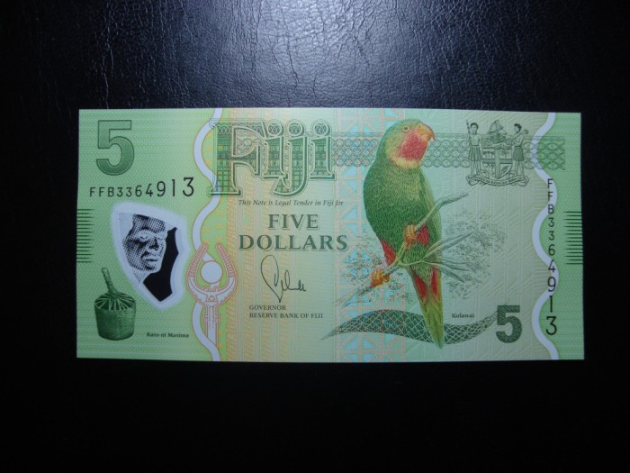 FIJI 5 DOLARI UNC