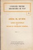 Legislatie privind organizarea de stat. Legea nr. 67/1974