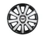 Cumpara ieftin Set 4 capace roti Flash Gri-Negru R14 pentru gama auto Fiat, Autohelix MSA