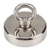 Magnet neodim oală D 80 mm c&acirc;rlig inelar - fishing / pescuit 250 KG Strong
