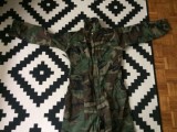 salopeta camuflaj coveralls mechanics cold weather woodland camouflage militara vanatoare type 1 Equa industries USA marime medium
