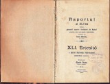 C8752N Raportul al XLI-lea despre gimnasiul superior fundațional din Năsăud pentru anul școlastic 1903/1904 publicat de Ioan Ghetie
