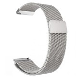 Cumpara ieftin Curea Milanese Loop Slim, compatibila Samsung Galaxy Watch Active 2, telescoape Quick Release, Argintiu